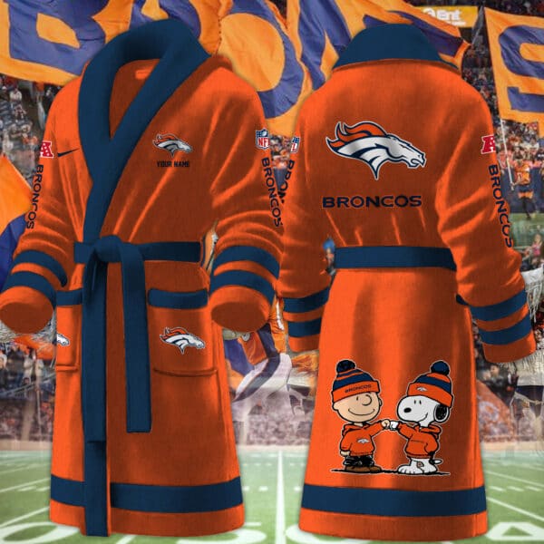 Denver Broncos Fleece Bathrobe
