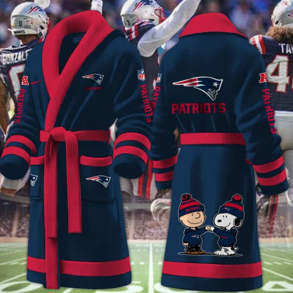 New England Patriots Fleece Bathrobe