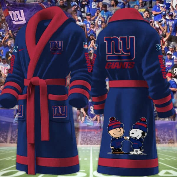 New York Giants Fleece Bathrobe