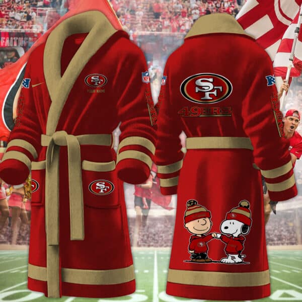 San Francisco 49ers Fleece Bathrobe