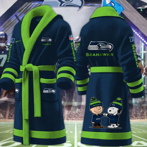 Seattle Seahawks Fleece Bathrobe