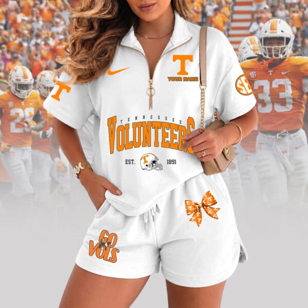 Tennessee Volunteers Women's Zip Polo and Shorts Set II