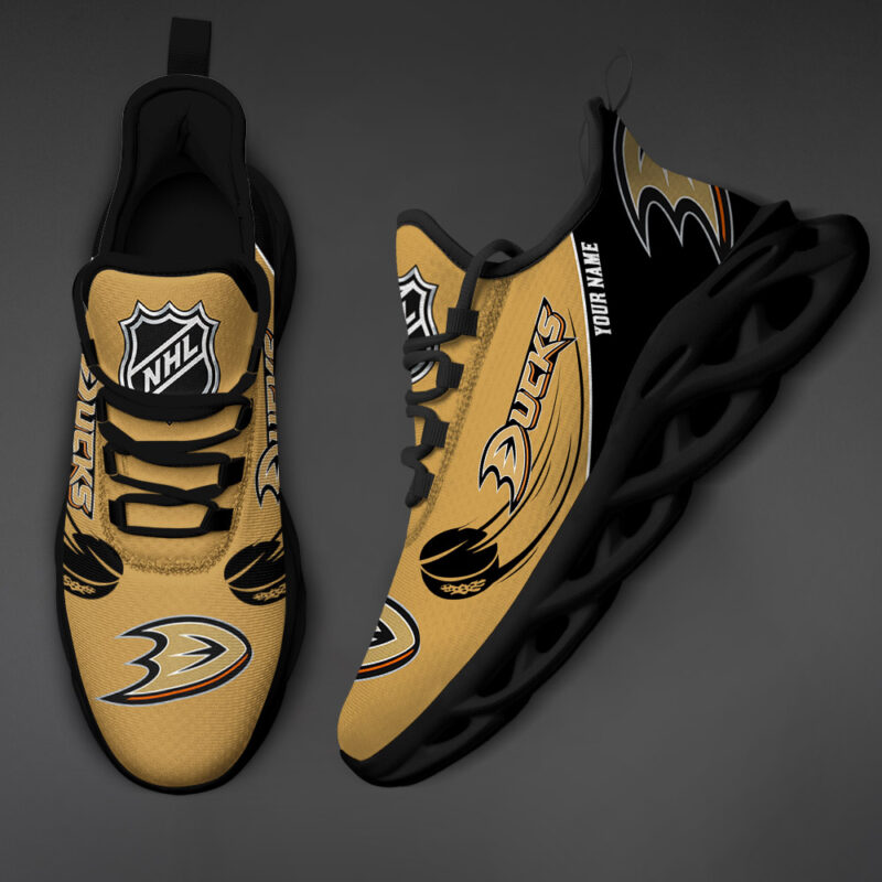 Anaheim Ducks-Personalized NHL New Max Soul Shoes-SP10032301ID02