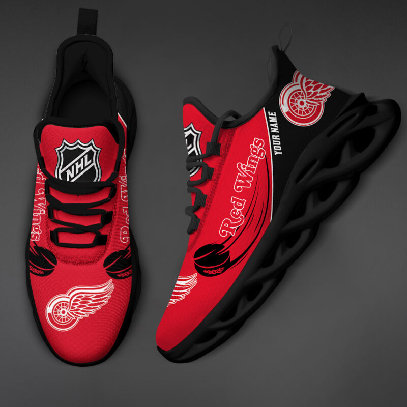 Detroit Red Wings-Personalized NHL New Max Soul Shoes-SP10032311ID02