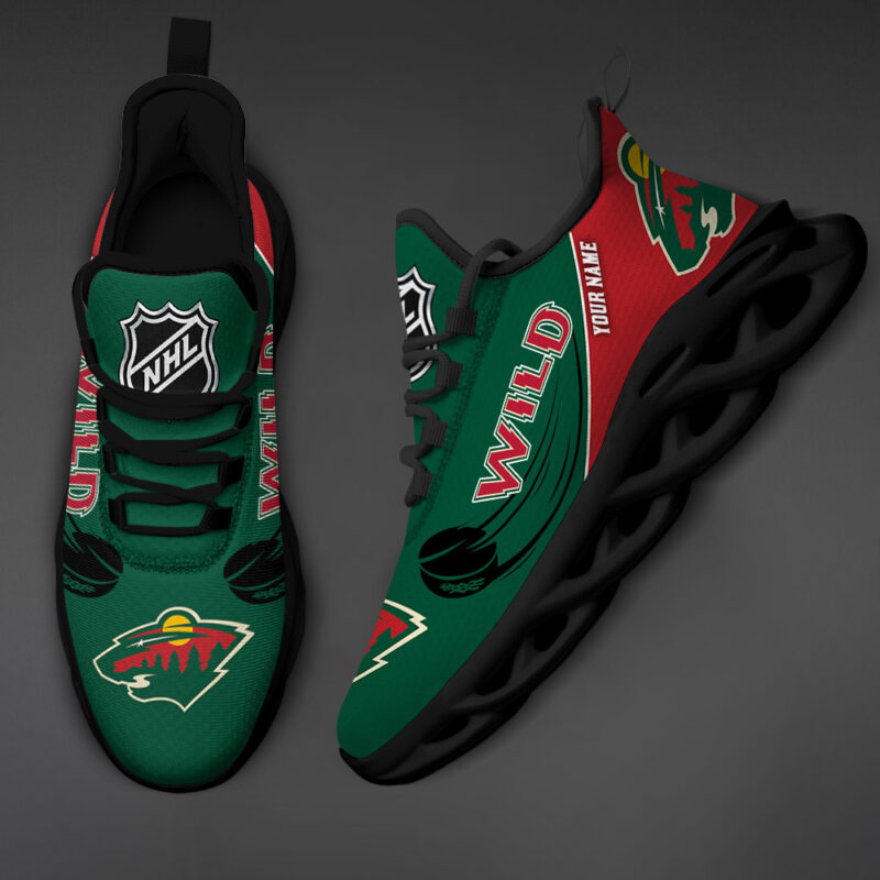 Minnesota Wild-Personalized NHL New Max Soul Shoes-SP10032315ID02