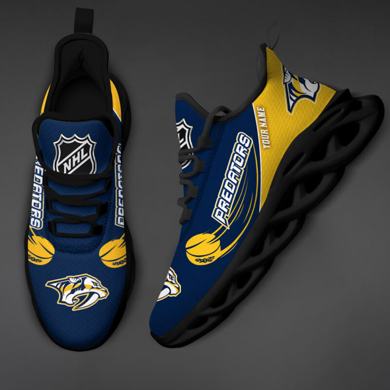 Nashville Predators-Personalized NHL New Max Soul Shoes-SP10032317ID02