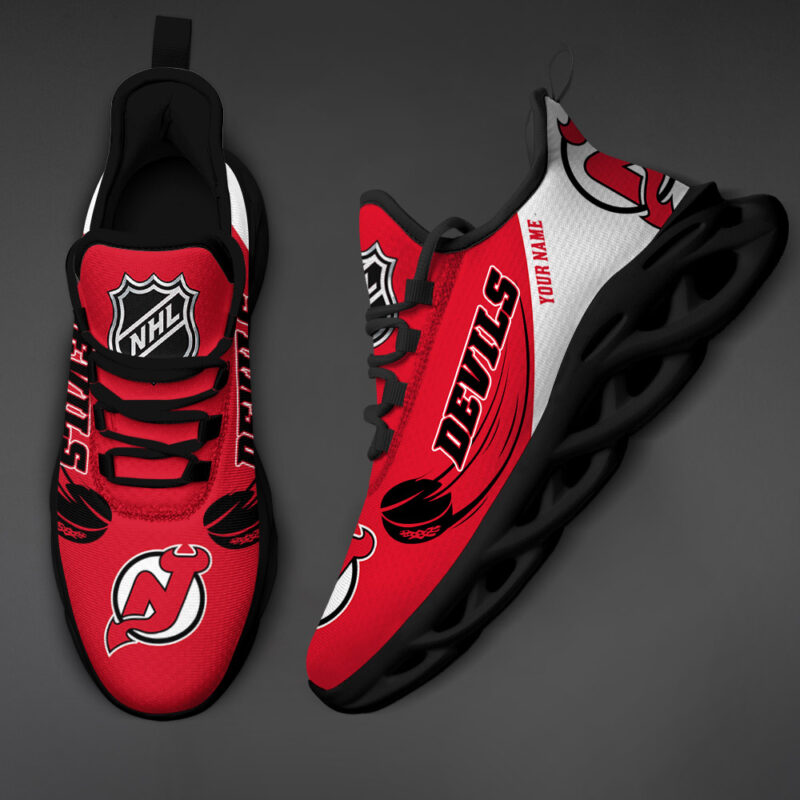 New Jersey Devils-Personalized NHL New Max Soul Shoes-SP10032318ID02