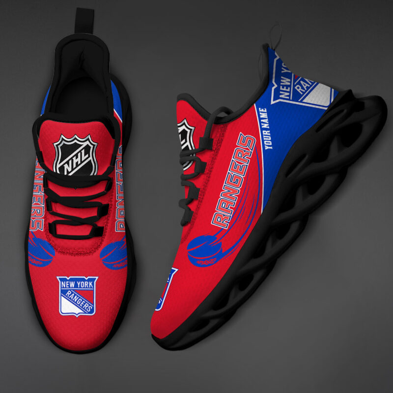 New York Rangers-Personalized NHL New Max Soul Shoes-SP10032320ID02