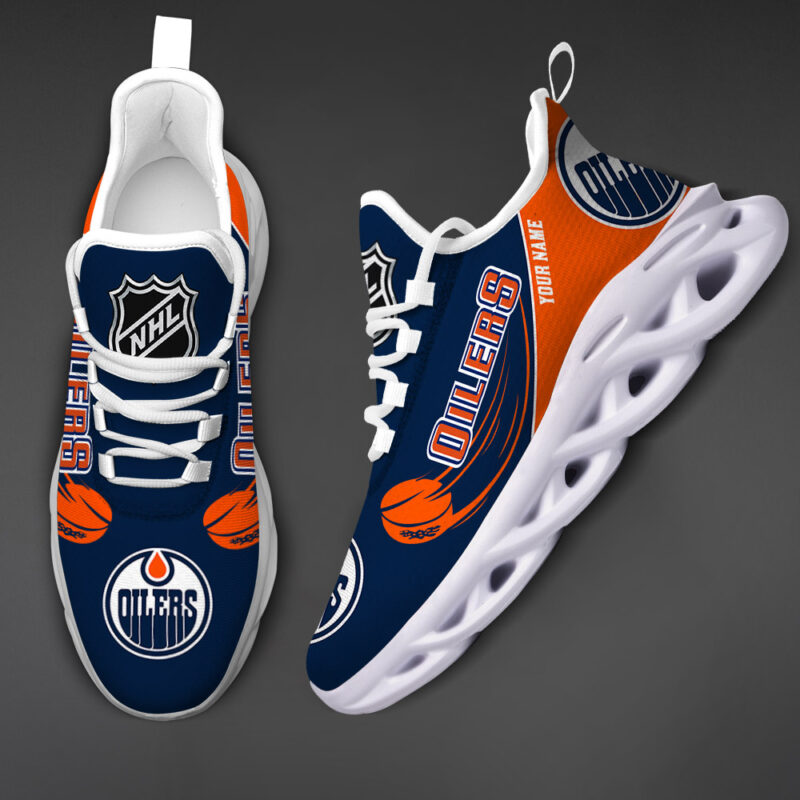 Edmonton Oilers-Personalized NHL New Max Soul Shoes-SP10032312ID02