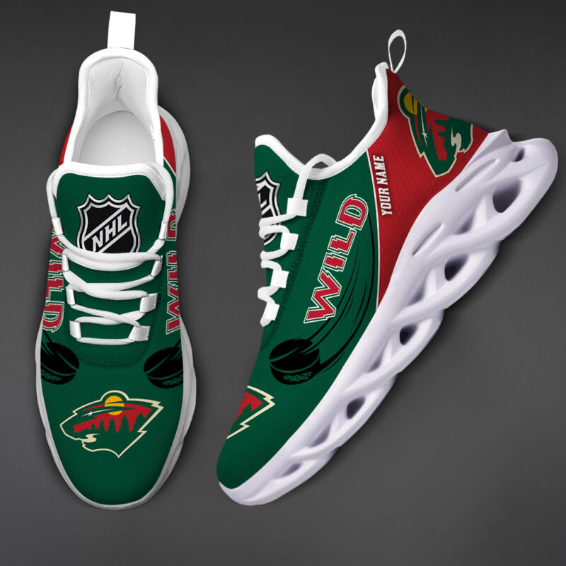 Minnesota Wild-Personalized NHL New Max Soul Shoes-SP10032315ID02