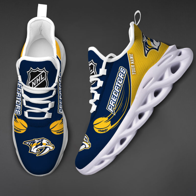 Nashville Predators-Personalized NHL New Max Soul Shoes-SP10032317ID02