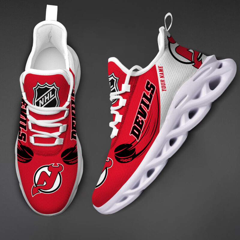 New Jersey Devils-Personalized NHL New Max Soul Shoes-SP10032318ID02