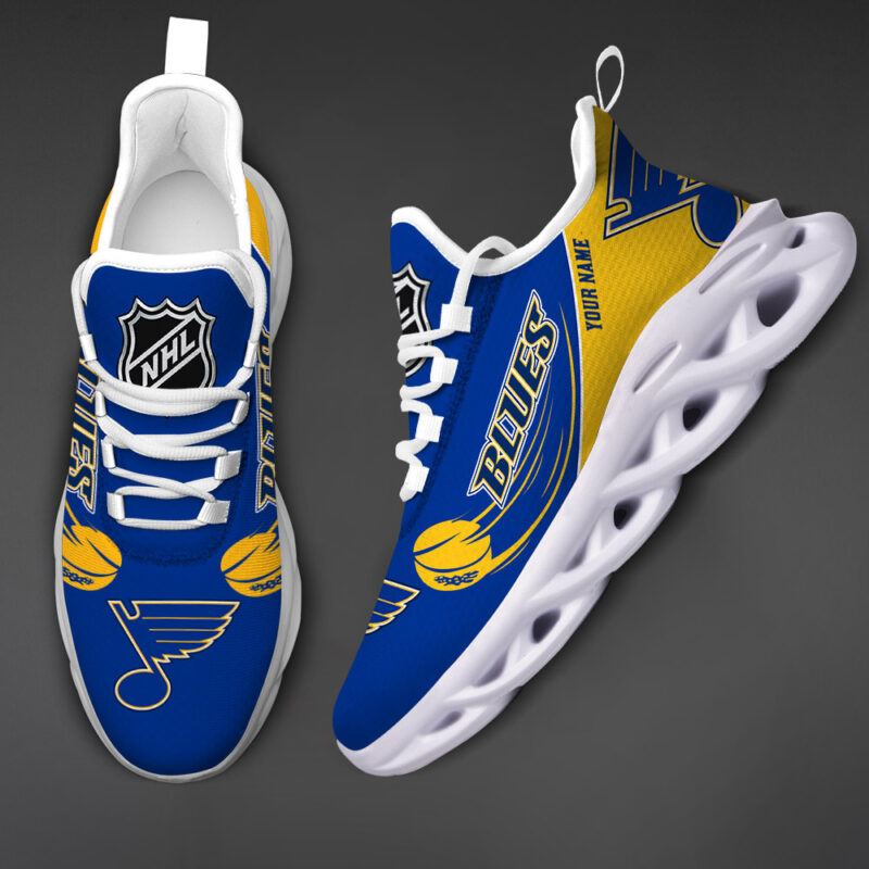 St . Louis Blues-Personalized NHL New Max Soul Shoes-SP10032325ID02