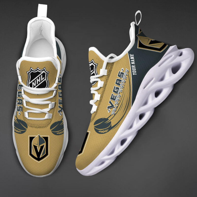 Vegas Golden Knights-Personalized NHL New Max Soul Shoes-SP10032329ID02