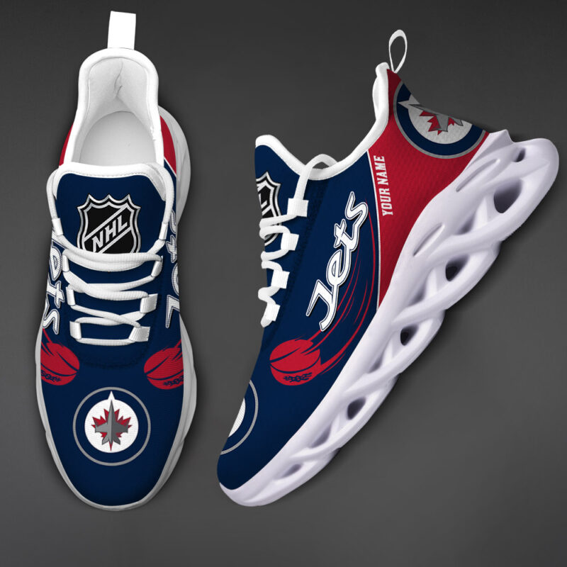 Winnipeg Jets-Personalized NHL New Max Soul Shoes-SP10032331ID02