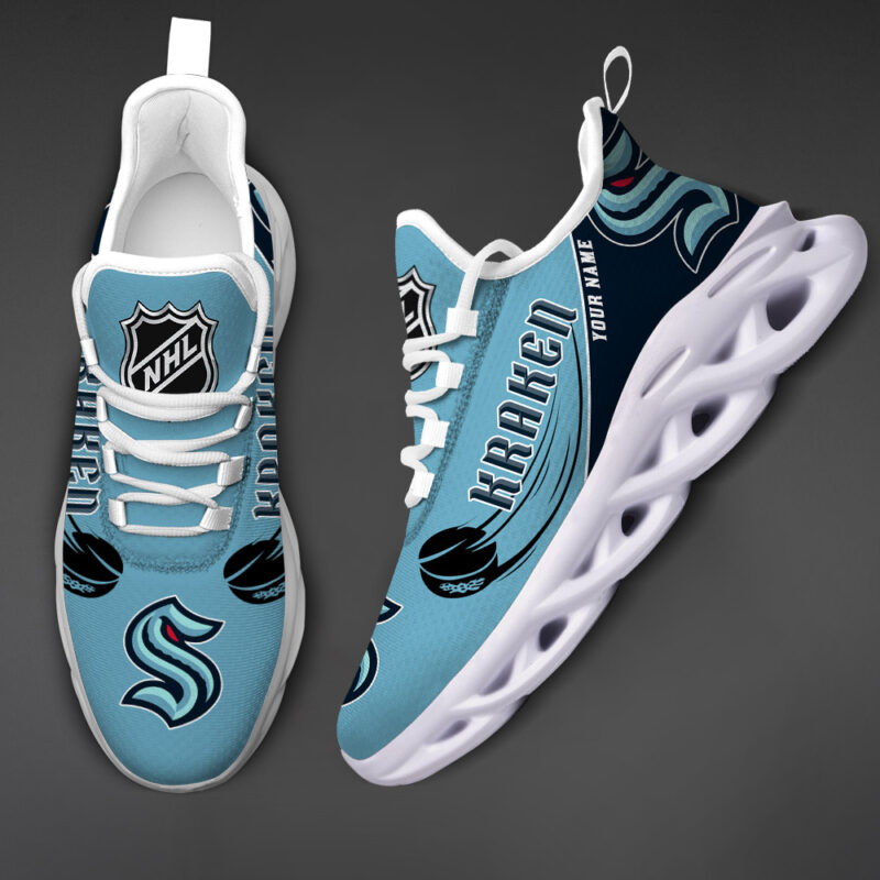 Seattle Kraken-Personalized NHL New Max Soul Shoes-SP10032332ID02