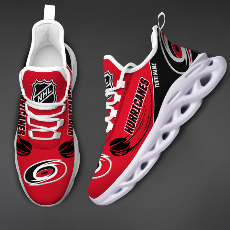 Carolina Hurricanes-Personalized NHL New Max Soul Shoes-SP10032306ID02