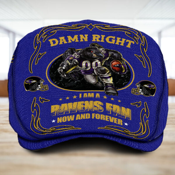 Baltimore Ravens NFL Fans Personalized Jeff Cap