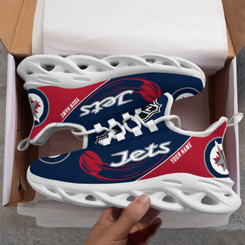 Winnipeg Jets-Personalized NHL New Max Soul Shoes-SP10032331ID02