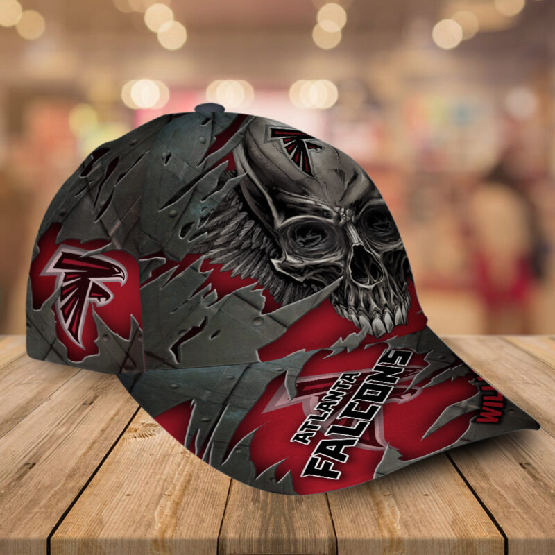 Atlanta Falcons-Personalized NFL Skull Cap V2-SPCAPA0109002