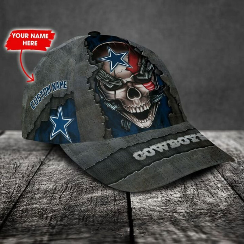 Dallas Cowboys-Personalized NFL Skull Cap V3