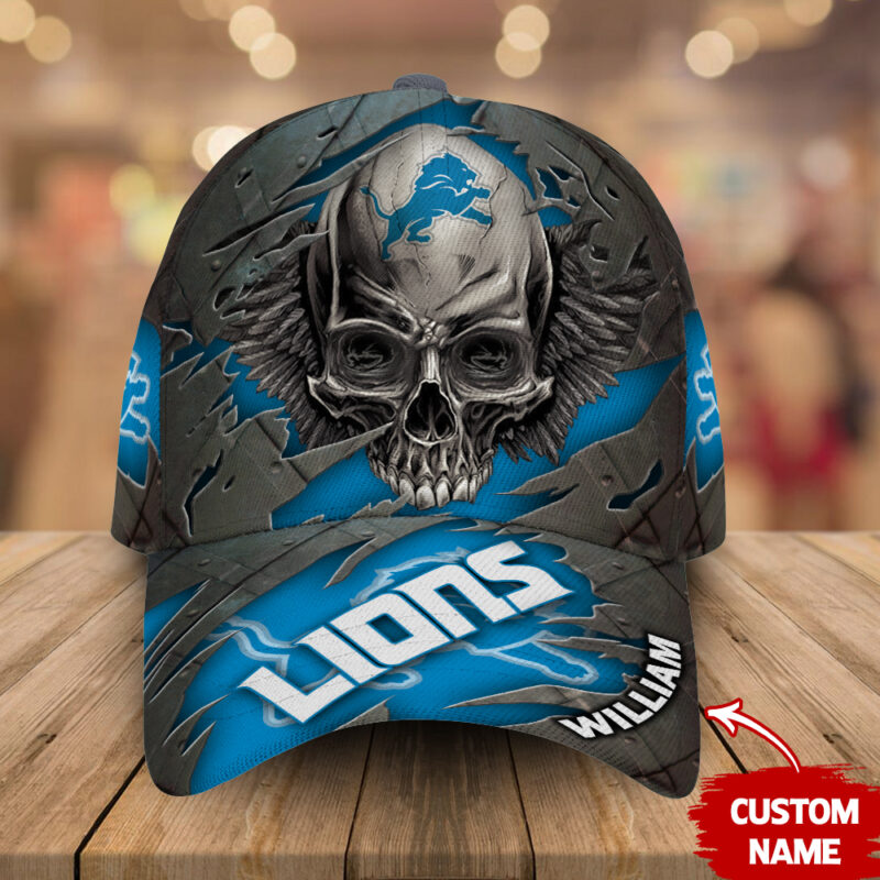 Detroit Lions-Personalized NFL Skull Cap V2-SPCAPA0109011