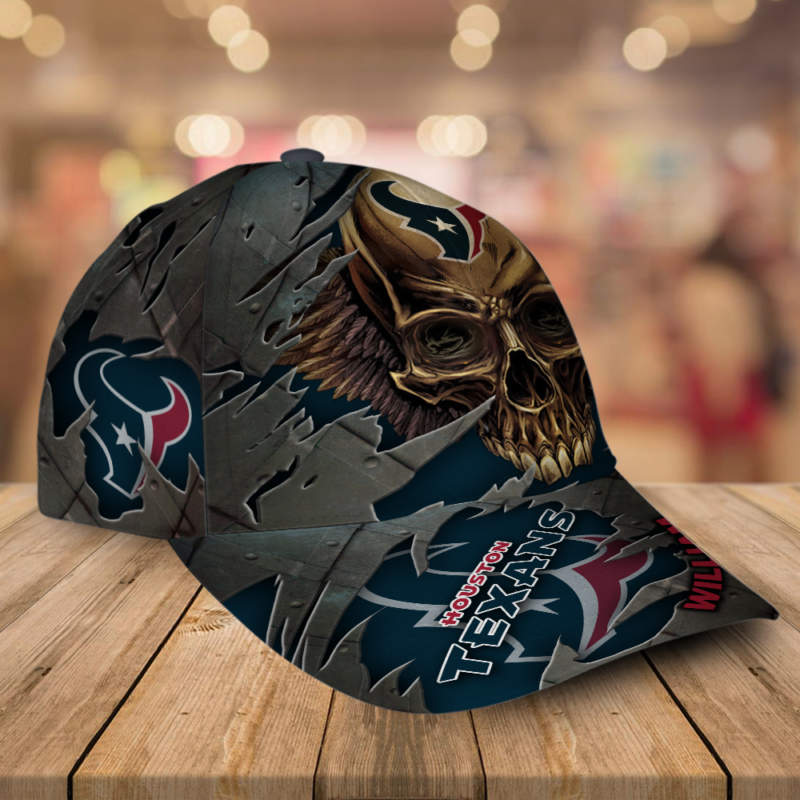 Houston Texans-Personalized NFL Skull Cap V2-SPCAPA0109013