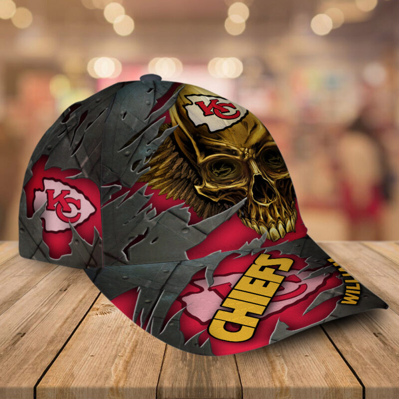 Kansas City Chiefs-Personalized NFL Skull Cap V2-SPCAPA0109016