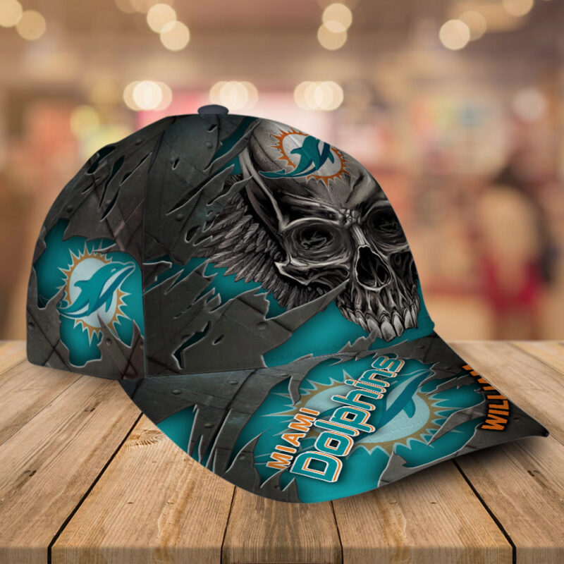 Miami Dolphins-Personalized NFL Skull Cap V2-SPCAPA0109020