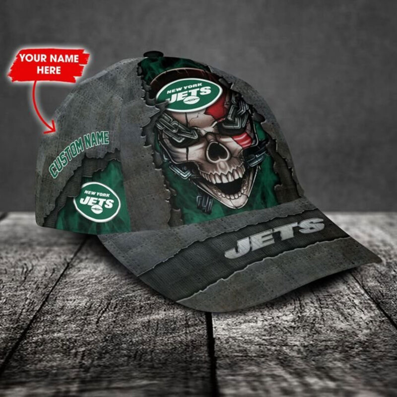 New York Jets-Personalized NFL Skull Cap V3