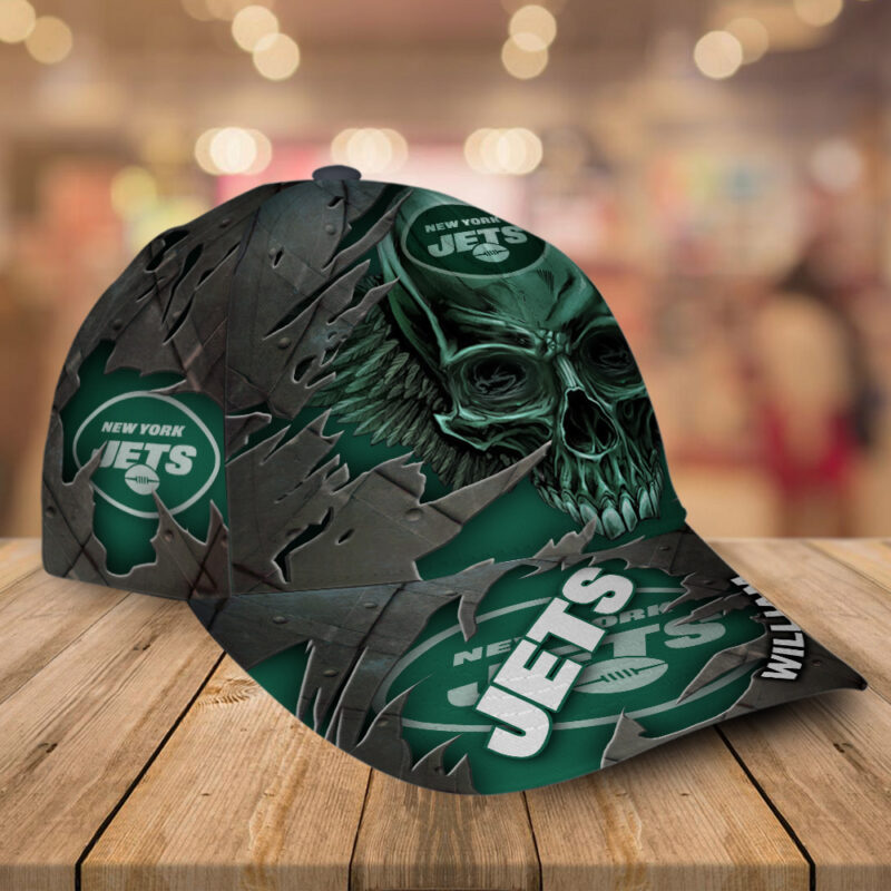 New York Jets-Personalized NFL Skull Cap V2-SPCAPA0109025