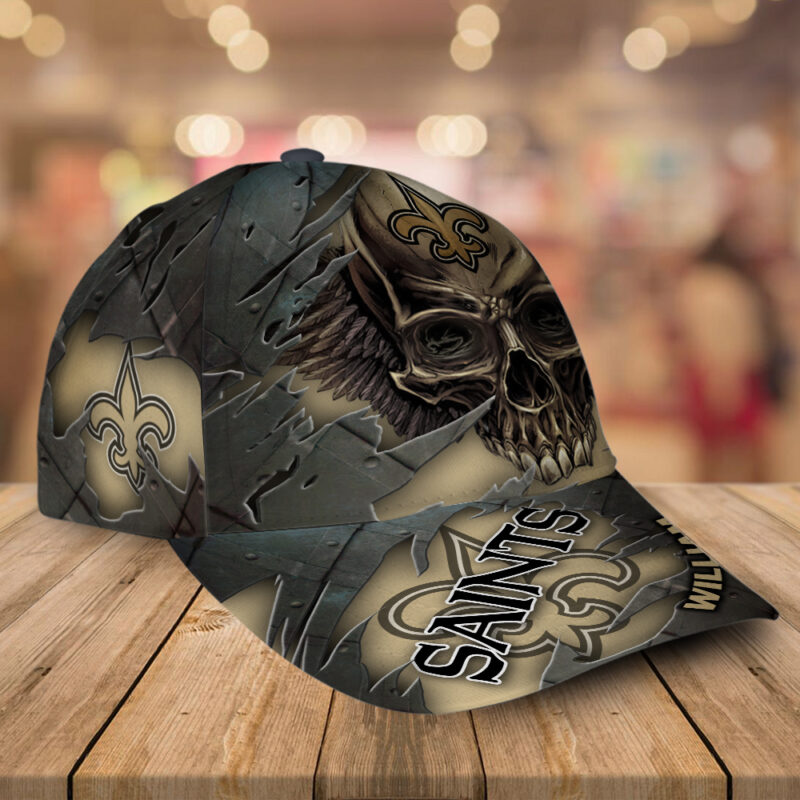 New Orleans Saints-Personalized NFL Skull Cap V2-SPCAPA0109023