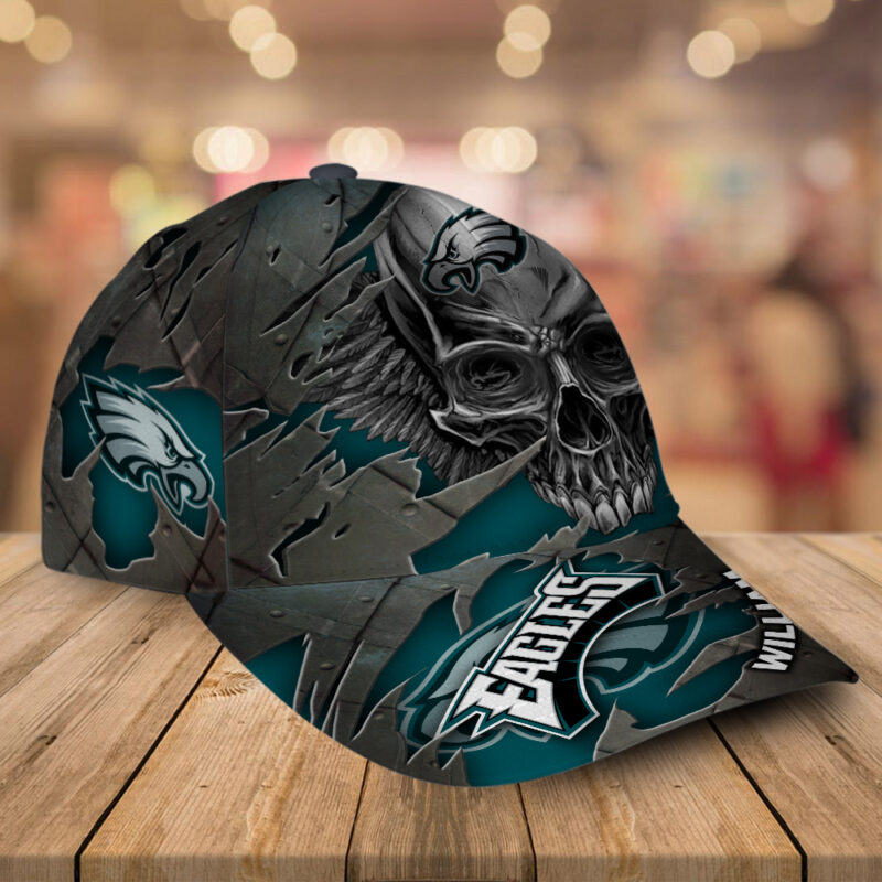 Philadelphia Eagles-Personalized NFL Skull Cap V2-SPCAPA0109026