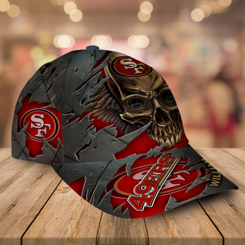 San Francisco 49ers-Personalized NFL Skull Cap V2-SPCAPA0109028