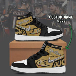 Anaheim Ducks- Air Jordan 1 Shoes