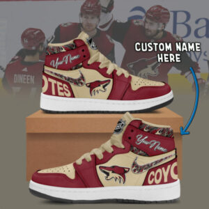 Arizona Coyotes- Air Jordan 1 Shoes