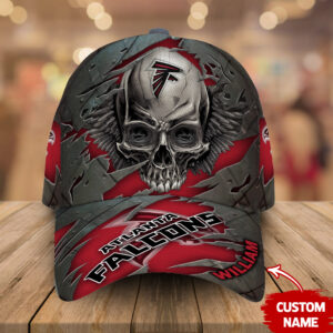 Atlanta Falcons-Personalized NFL Skull Cap V2-SPCAPA0109002