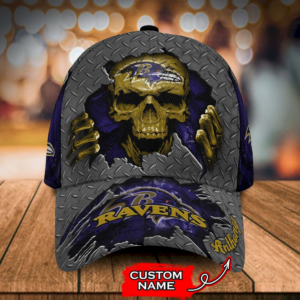 Baltimore Ravens- Personalized NFL Skull Cap-SPCAP0109002