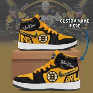 Boston Bruins – Air Jordan 1 Shoes