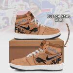 Buffalo Bills Brown Air Jordan 1 Shoes