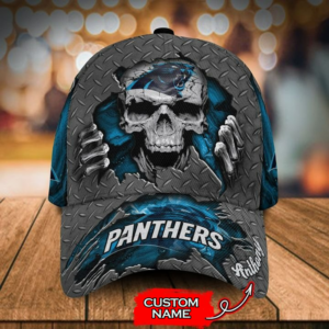 Carolina Panthers- Personalized NFL Skull Cap-SPCAP0109004