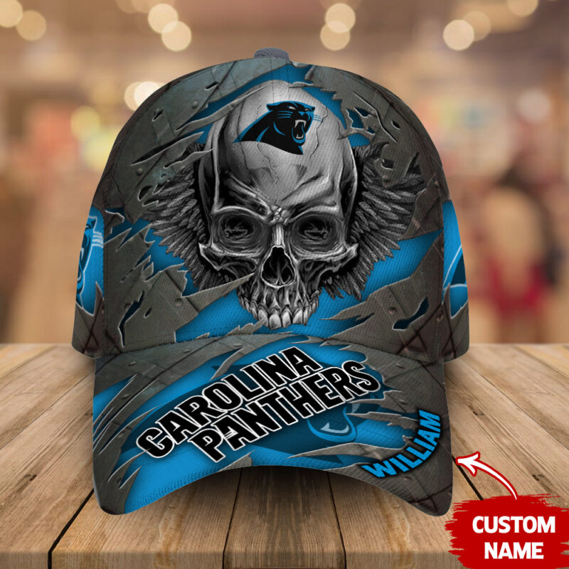 Carolina Panthers-Personalized NFL Skull Cap V2-SPCAPA0109005