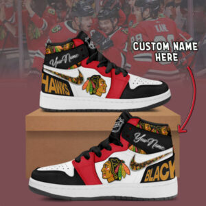 Chicago Blackhawks- Air Jordan 1 Shoes