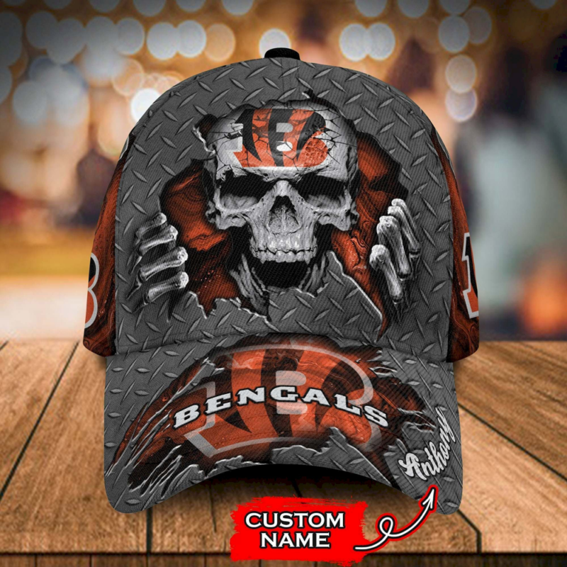 Cincinnati Bengals- Personalized NFL Skull Cap-SPCAP0109006