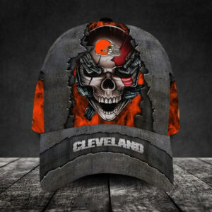 Cleveland Browns-Personalized NFL Skull Cap V3