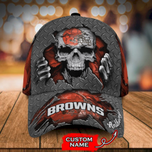 Cleveland Browns- Personalized NFL Skull Cap-SPCAP0109007