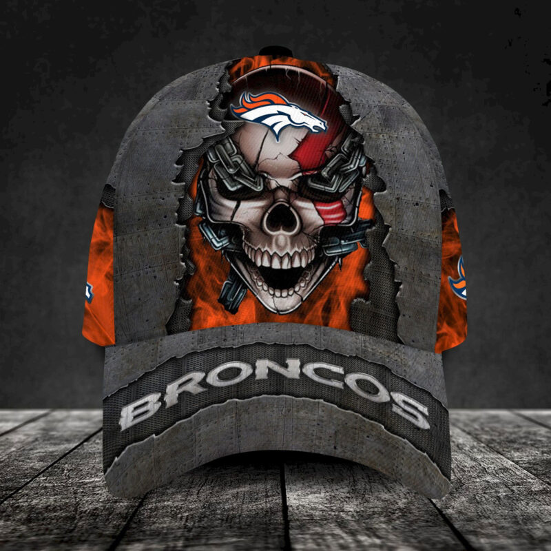 Denver Broncos-Personalized NFL Skull Cap V3