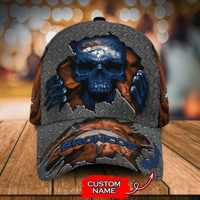 Denver Broncos- Personalized NFL Skull Cap-SPCAP0109009