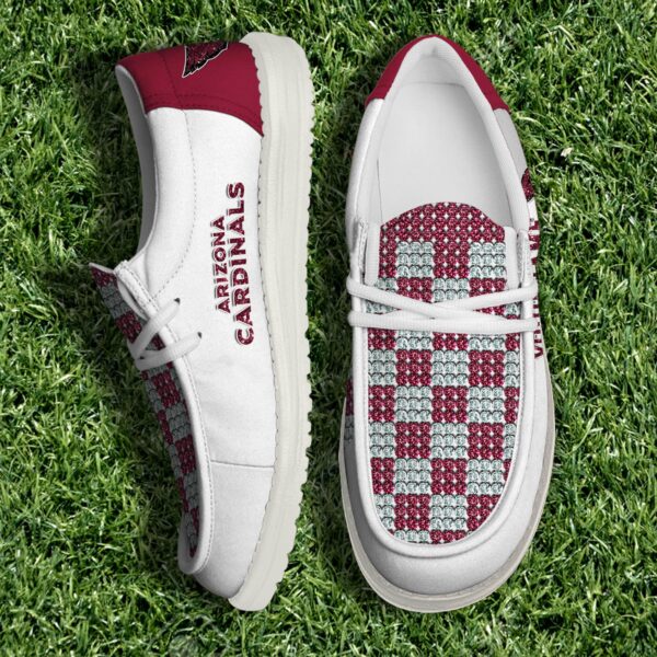 Arizona Cardinals NFL 32 Teams Slip-On Canvas Loafer Shoes Personalized Your Name