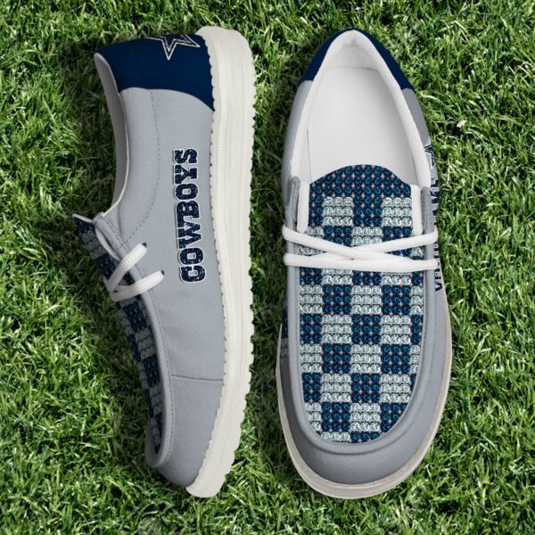 Dallas Cowboys Slip On Canvas Loafer Shoes Personalized Your Name